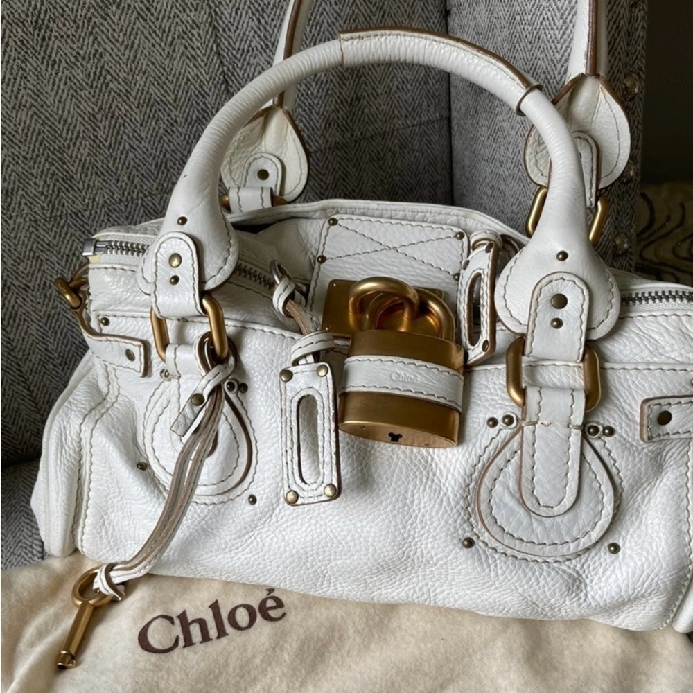 Chloe Paddington White and Gold